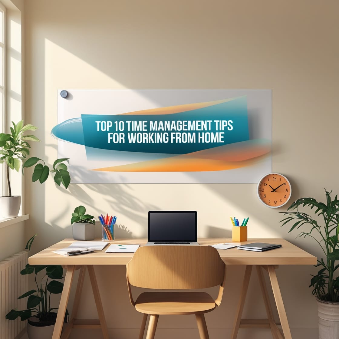 home office, ai generated image